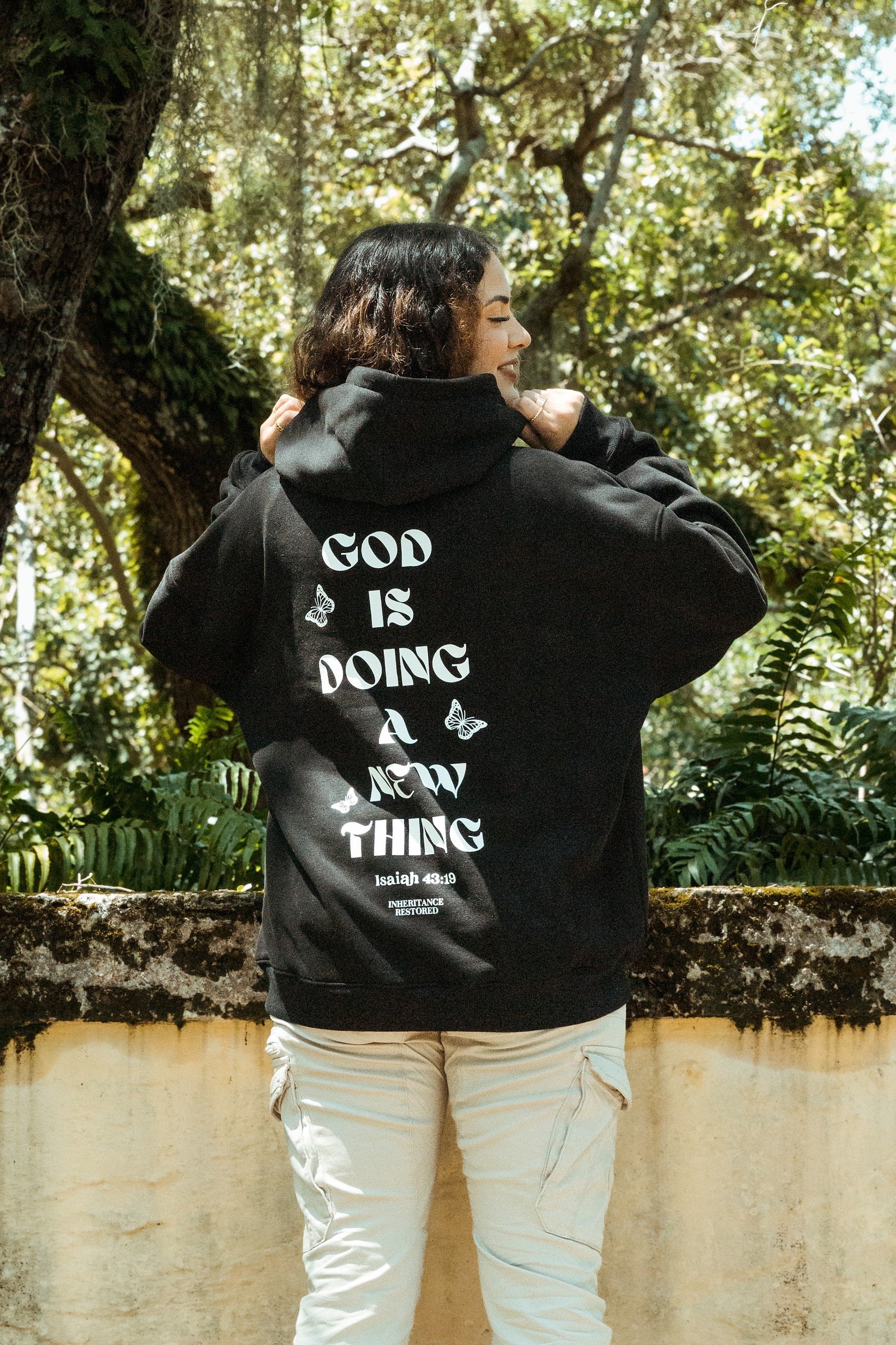 God Is Doing A New Thing Black Unisex Hoodie
